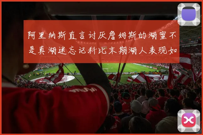 阿里纳斯直言讨厌詹姆斯的湖蜜不是真湖迷忘记科比末期湖人表现如何惨淡